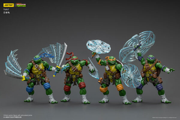 TMNT JoyToy Actionfigure - Teenage Mutant Ninja Turtles (4 Pack) - Image 4