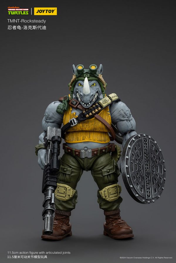 TMNT JoyToy Actionfigure - Rocksteady - Image 6