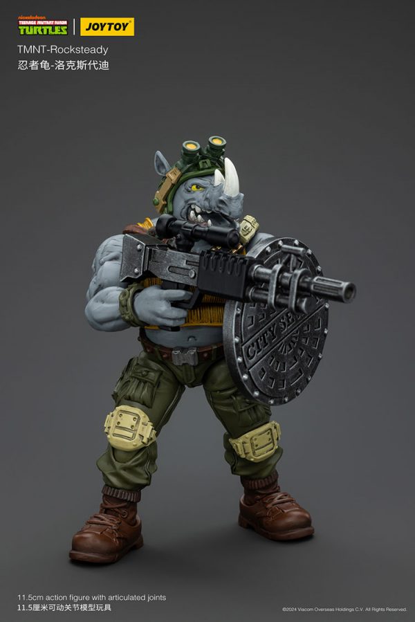 TMNT JoyToy Actionfigure - Rocksteady - Image 8