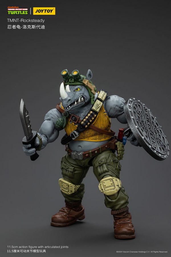 TMNT JoyToy Actionfigure - Rocksteady - Image 9