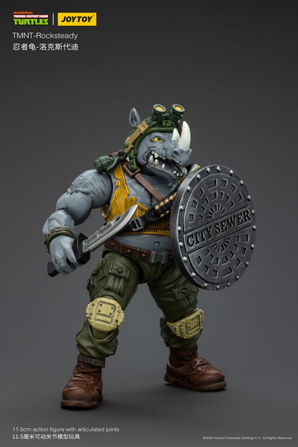 TMNT JoyToy Actionfigure - Rocksteady - Image 10