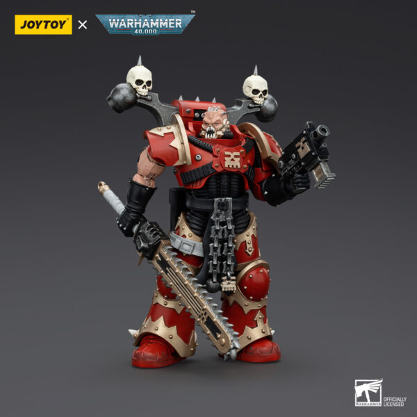 Warhammer 40k JoyToy Actionfigure - World Eaters Khorne Berzerker Eviscerator Chainsword - Image 4