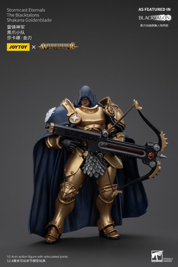 Warhammer Age of Sigmar JoyToy Actionfigure - Stormcast Eternals The Blacktalons Shakana Goldenblade - Image 5