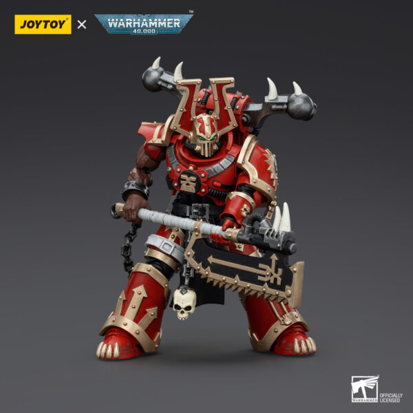 Warhammer 40k JoyToy Actionfigure - World Eaters Khorne Berzerker Eviscerator Chainaxe - Image 2