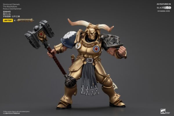 Warhammer Age of Sigmar JoyToy Actionfigure - Stormcast Eternals The Blacktalons Rostus Oxenhammer - Image 11