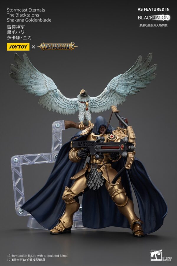 Warhammer Age of Sigmar JoyToy Actionfigure - Stormcast Eternals The Blacktalons Shakana Goldenblade - Image 7