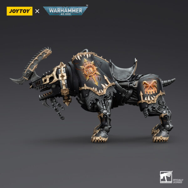 Warhammer 40k JoyToy Actionfigure - World Eaters Lord Invocatus with Khrone Juggernaut Daemon - Image 3