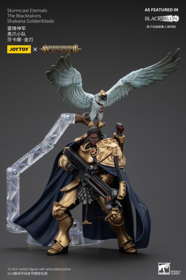 Warhammer Age of Sigmar JoyToy Actionfigure - Stormcast Eternals The Blacktalons Shakana Goldenblade - Image 8