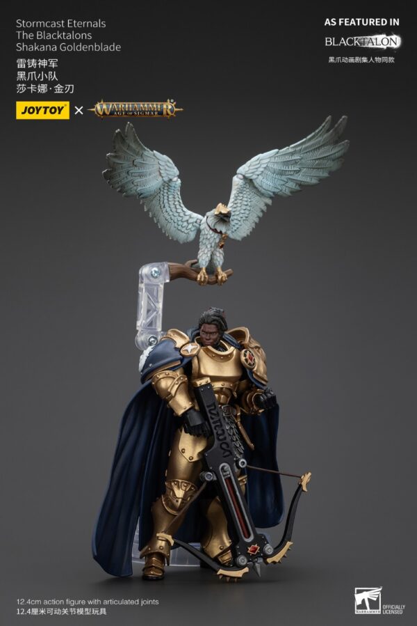 Warhammer Age of Sigmar JoyToy Actionfigure - Stormcast Eternals The Blacktalons Shakana Goldenblade - Image 9