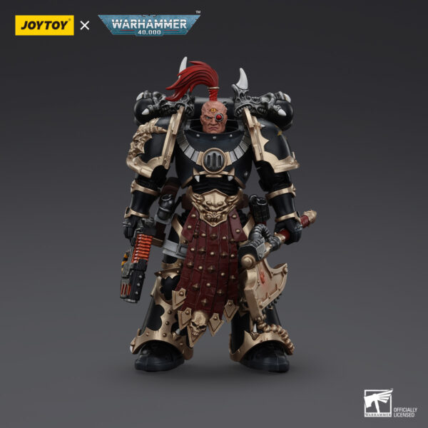 Warhammer 40k JoyToy Actionfigure - Chaos Space Marines Black Legion Chosen with Plasma Pistol and Power Axe - Image 2