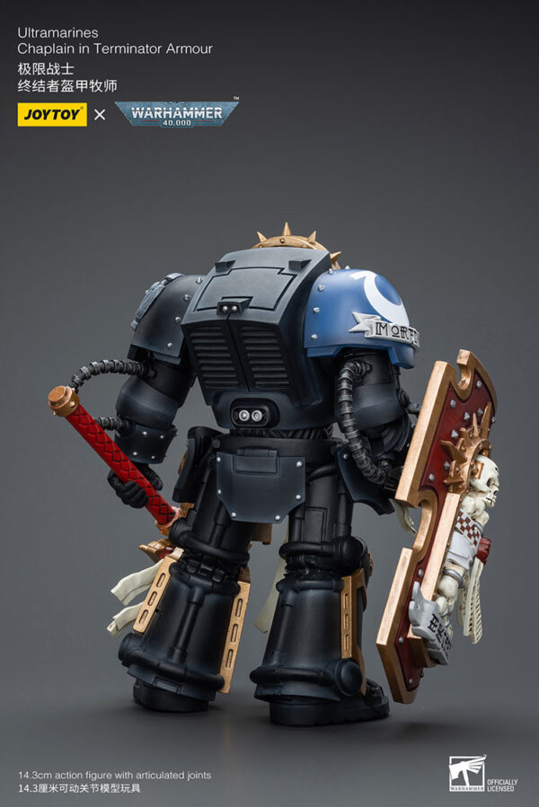 Warhammer 40k JoyToy Actionfigure - Ultramarines Chaplain in Terminator Armor - Image 9