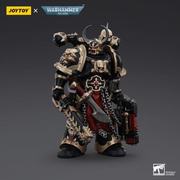 Warhammer 40k JoyToy Actionfigure - Chaos Space Marines Black Legion Chosen with Combi-Melta and Chainsword - Image 5