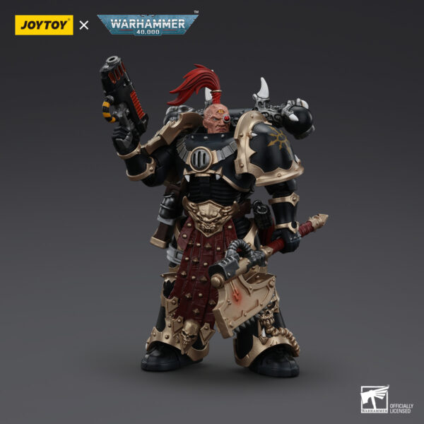 Warhammer 40k JoyToy Actionfigure - Chaos Space Marines Black Legion Chosen with Plasma Pistol and Power Axe - Image 4