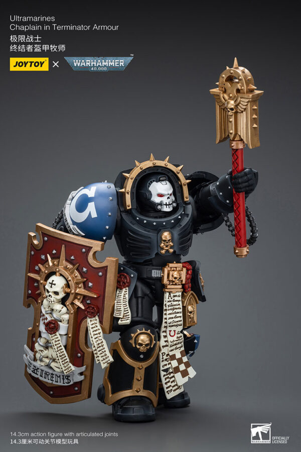 Warhammer 40k JoyToy Actionfigure - Ultramarines Chaplain in Terminator Armor - Image 10