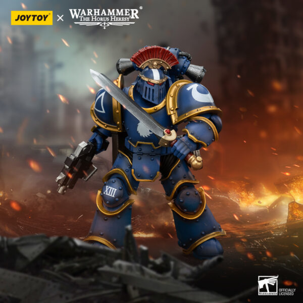 Warhammer 40k JoyToy Actionfigure - The Horus Heresy Ultramarines MKIII Legionaries Sergeant with Power Sword