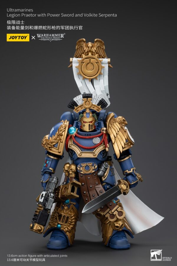 Warhammer 40k JoyToy Actionfigure - The Horus Heresy Ultramarines Legion Praetor with Power Sword and Volkite Serpenta - Image 6