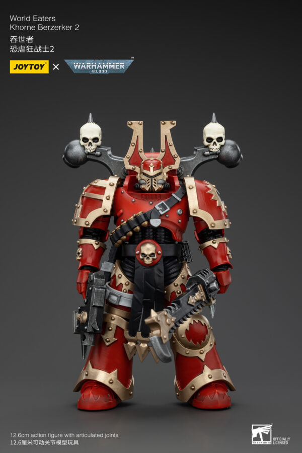 Warhammer 40k JoyToy Actionfigure - Warhammer 40K World Eaters Khorne Berzerker (Ver. 2) - Image 6