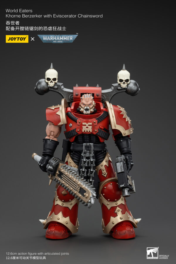 Warhammer 40k JoyToy Actionfigure - World Eaters Khorne Berzerker Eviscerator Chainsword - Image 6