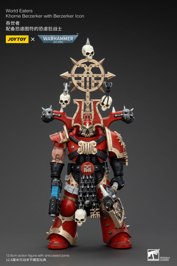 Warhammer 40k JoyToy Actionfigure - World Eaters Khorne Berzerker Berzerker Icon - Image 6