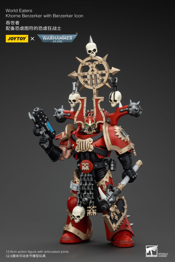 Warhammer 40k JoyToy Actionfigure - World Eaters Khorne Berzerker Berzerker Icon - Image 7