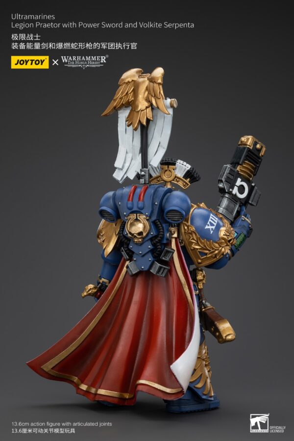 Warhammer 40k JoyToy Actionfigure - The Horus Heresy Ultramarines Legion Praetor with Power Sword and Volkite Serpenta - Image 8