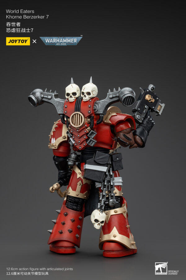 Warhammer 40k JoyToy Actionfigure - World Eaters Khorne Berzerker (Ver. 7) - Image 8