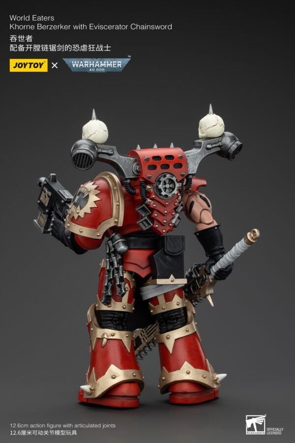 Warhammer 40k JoyToy Actionfigure - World Eaters Khorne Berzerker Eviscerator Chainsword - Image 8