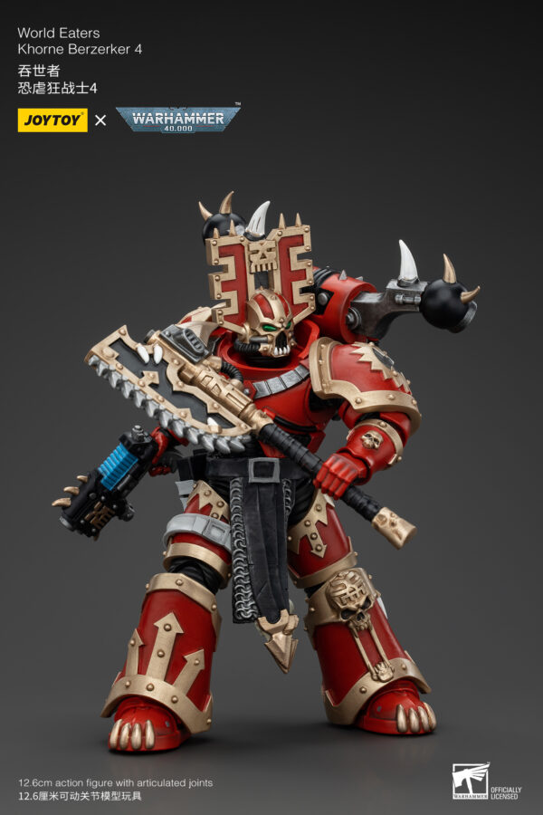 Warhammer 40k JoyToy Actionfigure - World Eaters Khorne Berzerker (Ver. 4) - Image 9