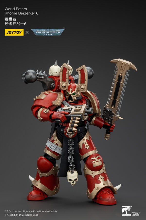 Warhammer 40k JoyToy Actionfigure - World Eaters Khorne Berzerker (Ver. 6) - Image 9