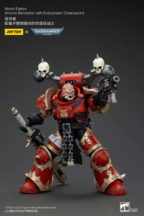 Warhammer 40k JoyToy Actionfigure - World Eaters Khorne Berzerker Eviscerator Chainsword - Image 9