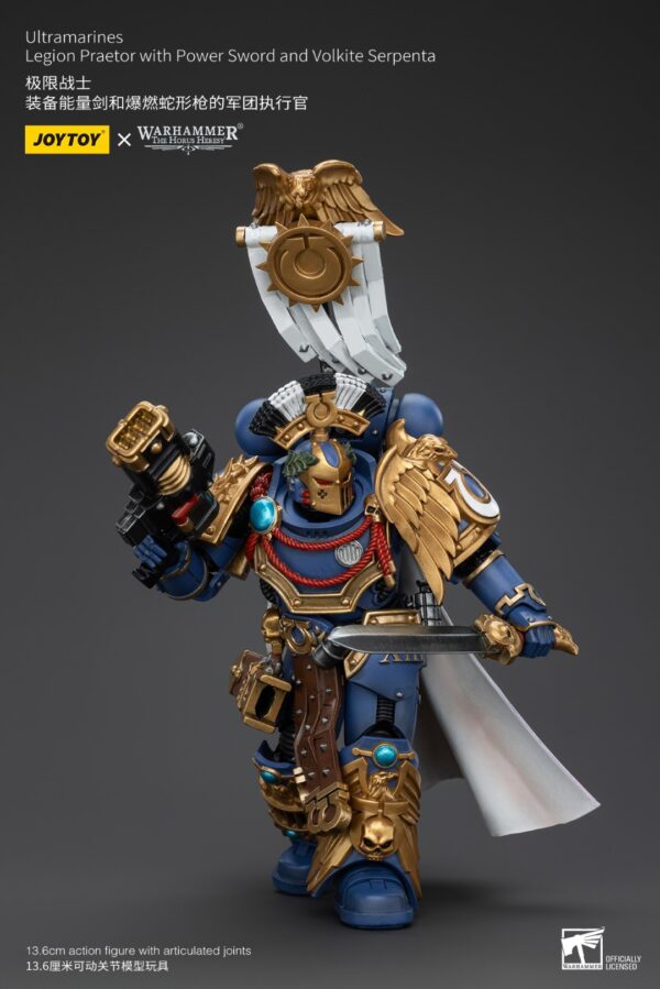 Warhammer 40k JoyToy Actionfigure - The Horus Heresy Ultramarines Legion Praetor with Power Sword and Volkite Serpenta - Image 11