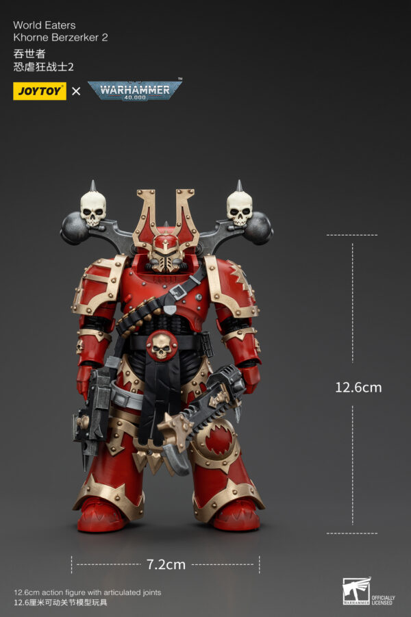 Warhammer 40k JoyToy Actionfigure - Warhammer 40K World Eaters Khorne Berzerker (Ver. 2) - Image 10