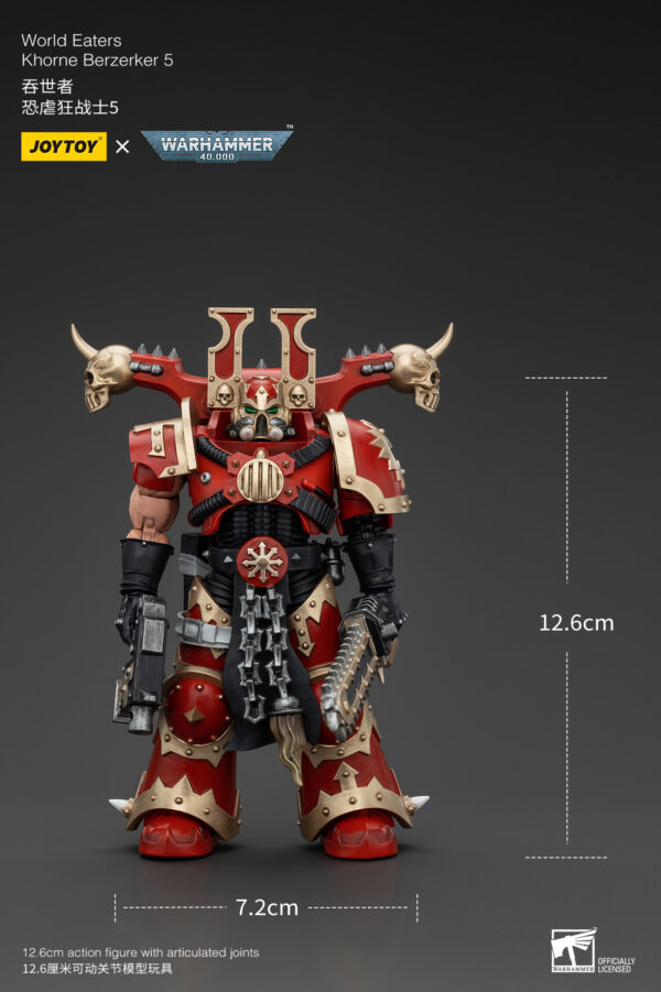 Warhammer 40k JoyToy Actionfigure - World Eaters Khorne Berzerker (Ver. 5) - Image 11