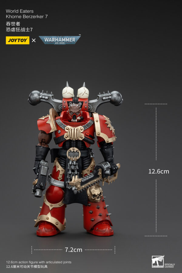 Warhammer 40k JoyToy Actionfigure - World Eaters Khorne Berzerker (Ver. 7) - Image 10