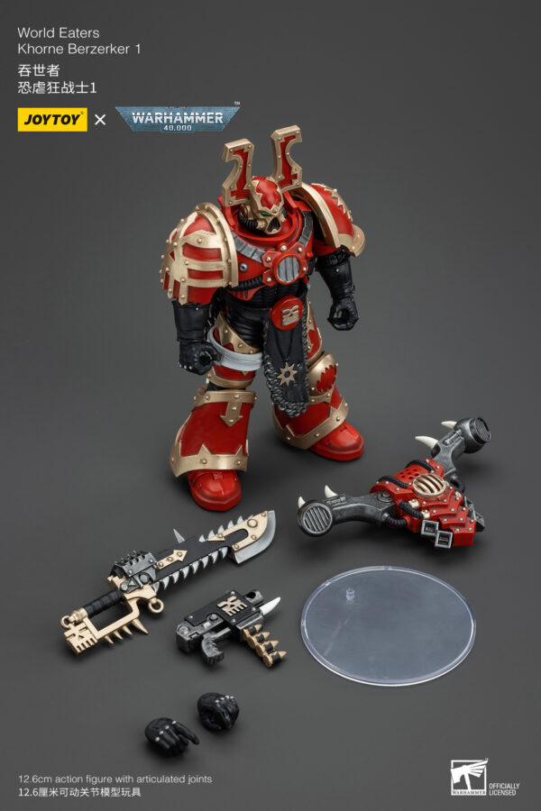 Warhammer 40k JoyToy Actionfigure - World Eaters Khorne Berzerker (Ver. 1) - Image 11