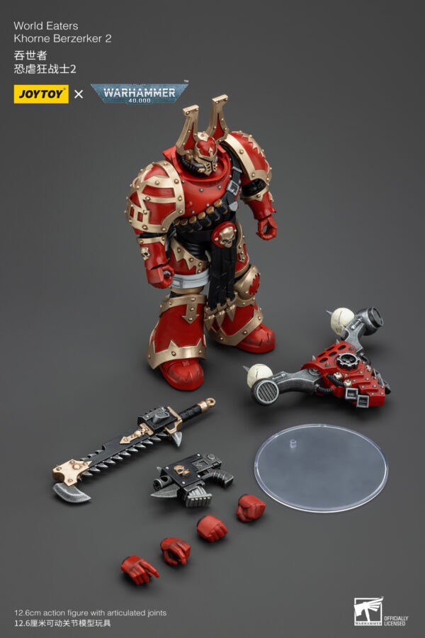 Warhammer 40k JoyToy Actionfigure - Warhammer 40K World Eaters Khorne Berzerker (Ver. 2) - Image 11