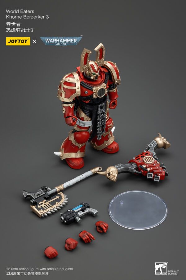 Warhammer 40k JoyToy Actionfigure - World Eaters Khorne Berzerker (Ver. 3) - Image 11