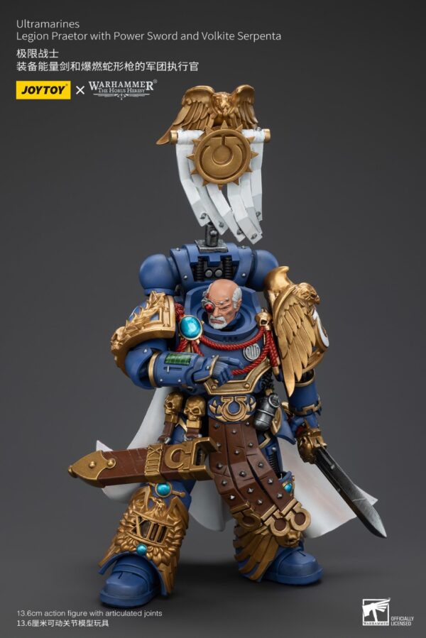 Warhammer 40k JoyToy Actionfigure - The Horus Heresy Ultramarines Legion Praetor with Power Sword and Volkite Serpenta - Image 5