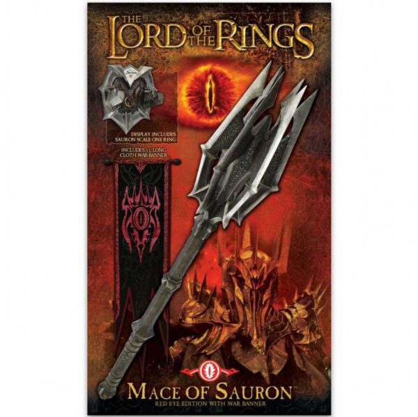 Lord of the Rings 1:1 - Mace of Sauron with One Ring Replica - Image 2