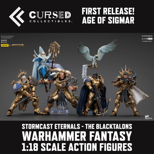 Warhammer Age of Sigmar JoyToy Actionfigure - Stormcast Eternals The Blacktalons Pack of 5 - Image 2